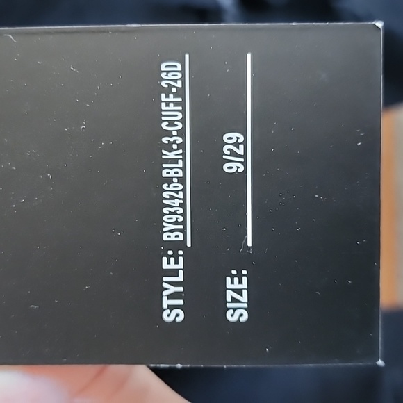 NWT Blue Savvy: Distressed Push-up Jeans (high-rise ankle), Black, 9/29 - Picture 4 of 7